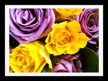 Load image into Gallery viewer, 0484 Yellow and Lavender Roses