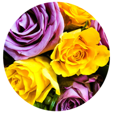 Load image into Gallery viewer, 0484 Yellow and Lavender Roses